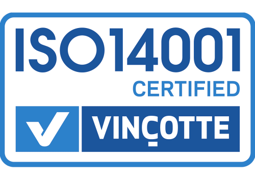 Vincotte ISO4001 certificate